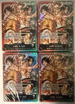 ONE PIECE TCG ST-30 Starter Deck EX: Luffy & Ace BRICK ONLY X4 - Image 1