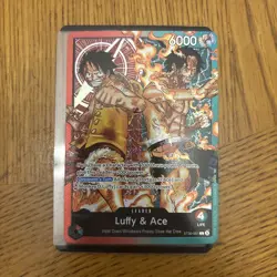 Luffy & Ace ST30-001 Leader Starter Deck EX Luffy & Ace One Piece English NM - Image 1
