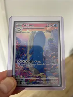 Wailord - 162/159 - Illustration Rare - Journey Together - Pokemon Card - NM/M - Image 3