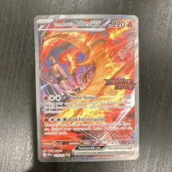 Pokemon Team Rocket's Moltres EX Sv10 Destined Rivals 229/182 stamped promo MINT - Image 1