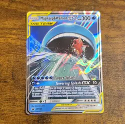 The Pokemon Company Magikarp & Wailord GX SM166 TAG TEAM Promo Holo 300 HP Eng - Image 1