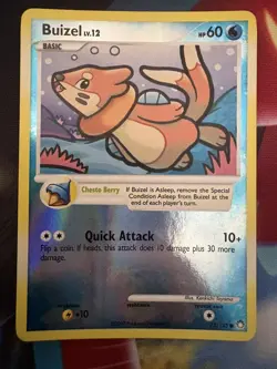 Pokemon Card Buizel LP Mysterious Treasures Reverse Holo Common 75/123 - Image 1