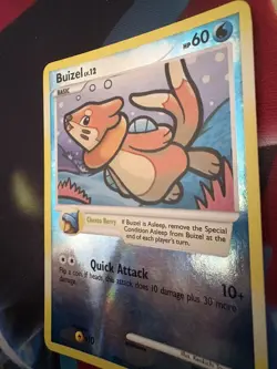 Pokemon Card Buizel LP Mysterious Treasures Reverse Holo Common 75/123 - Image 2