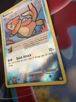 Pokemon Card Buizel LP Mysterious Treasures Reverse Holo Common 75/123 - Image 4