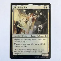 MJ, Rising Star - Foil U MTG Marvel's Spider-Man Eternal M/NM, English IN Hand - Image 1