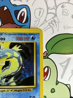 Gyarados #6/102 Base Set LP Pokemon Card - Image 5