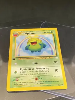 Pokemon Card Skiploom 52/64 1st Edition Neo Revelation- NM see pix - Image 3
