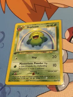 Pokemon Card Skiploom 52/64 1st Edition Neo Revelation- NM see pix - Image 4