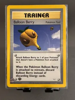 Balloon Berry 60/64 1st Edition Neo Revelation Pokemon Card Vintage WOTC NM - Image 1