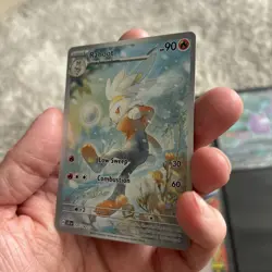 Raboot Stellar Crown 147/142 Pokemon Card 2025 Illustration, Rare NM Condition - Image 4