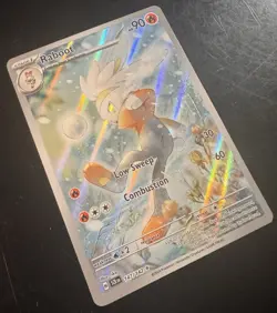 Raboot Stellar Crown 147/142 Pokemon Card 2025 Illustration, Rare - Image 2