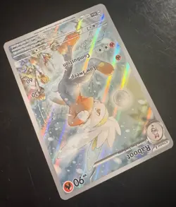 Raboot Stellar Crown 147/142 Pokemon Card 2025 Illustration, Rare - Image 3