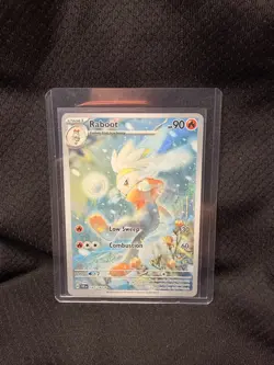 Raboot 147/142 Pokemon Stellar Crown Illustration Rare Holo NM - Image 1