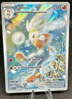 Raboot - 147/142 - Illustration Rare - Stellar Crown - Pokemon Card - NM/M - Image 1
