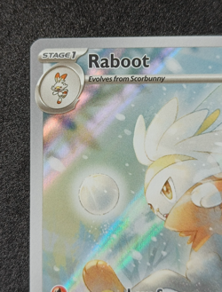 Pokemon TCG Raboot 147/142 Stellar Crown Illustration Rare Card - LP Binder Copy - Image 2