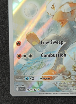 Pokemon TCG Raboot 147/142 Stellar Crown Illustration Rare Card - LP Binder Copy - Image 5