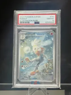 Pokemon Raboot SV07: Stellar Crown 147/142 Illustration Rare Holo PSA 10 - Image 1