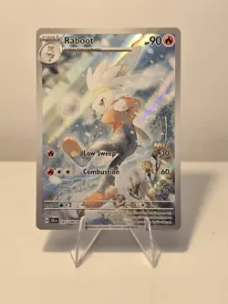 Pokemon TCG Raboot Stellar Crown Holo Illustration Rare Card 147/142 - Image 1