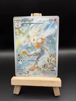 Raboot 147/142 Stellar Crown Illustration Rare Pokemon TCG NM - Image 1