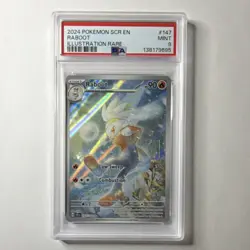 Pokemon Raboot 147/142 Sv07: Stellar Crown Illustration Rare - PSA 9 - English - Image 1
