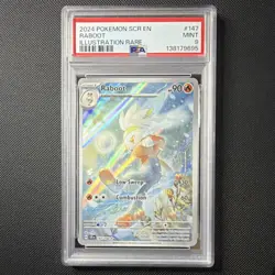 Pokemon Raboot 147/142 Sv07: Stellar Crown Illustration Rare - PSA 9 - English - Image 3