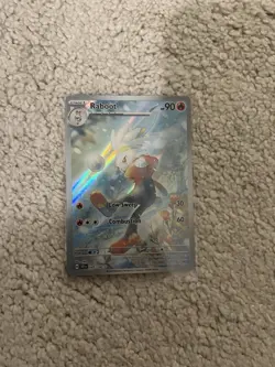Pokemon TCG Raboot Card 147/142 Stellar Crown Illustration Rare, Near Mint - Image 1