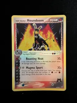 Pokemon | Team Magma's Houndoom 10/95 - Team Magma vs Team Aqua Reverse Holo - Image 1