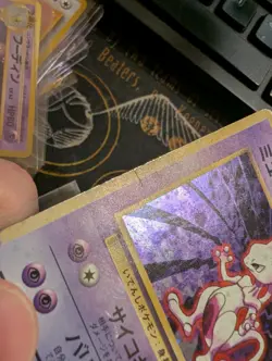 Mewtwo Base Set Holo Japanese Pokemon Card - Image 3