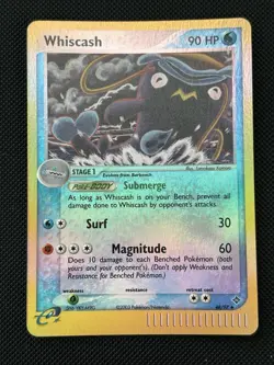 Pokemon TCG EX Dragon 2003 Whiscash 48/97 Reverse Holo Rate (NM) - Image 1