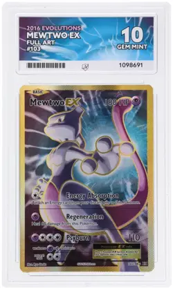 Mewtwo EX 103/108 Ace Evolutions Pokemon Ace 10 Gem Mint - Image 1