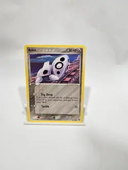 Pokemon TCG Aron 42/108 Power Keepers Regular Common LP - Image 1