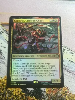 Carnage, Crimson Chaos - Foil Marvel's Spider-Man MTG - Image 5