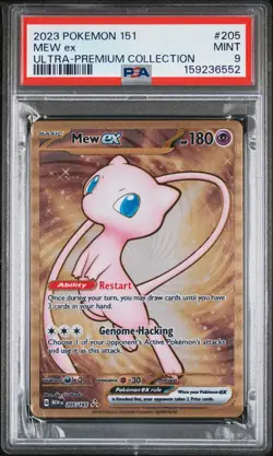 2023 POKEMON 151 ULTRA-PREMIUM COLLECTION #205 MEW EX PSA 9 - Image 1