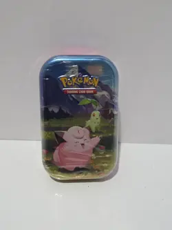 Pokemon Ascended Heroes Mini Tin Clefairy and Chikorita Factory Sealed New - Image 1