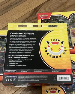 Lot Of 4 - Pokemon Box Day 2026 Collection 30th Anniversary Promo - IN HAND MINT - Image 2