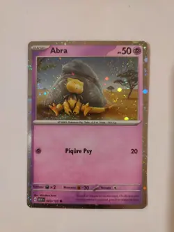 Carte Pokemon - Abra Holographique Promo 063/165 - EV03.5 151 - Image 1