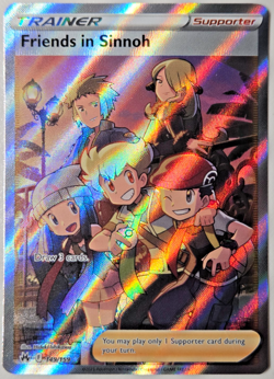 Friends in Sinnoh 149/159 Ultra Rare Crown Zenith Pokemon - Image 1