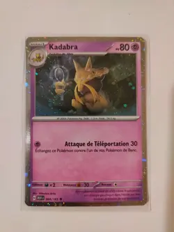Carte Pokemon - Kadabra Holographique Promo 064/165 - EV03.5 151 - Image 1
