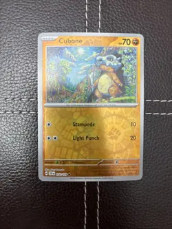 Pokemon TCG - Cubone - 076/159 - Journey Together - NM Reverse Holo (2025) - Image 1