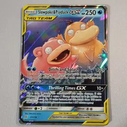 Pokemon TCG: SM Unified Minds - Slowpoke & Psyduck GX TAG TEAM 35/236 NM - Image 1