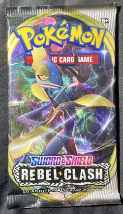 Pokemon Rebel Clash - Booster Pack - Cinderace Art - Factory Sealed - Image 1