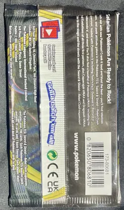 Pokemon Rebel Clash - Booster Pack - Cinderace Art - Factory Sealed - Image 2