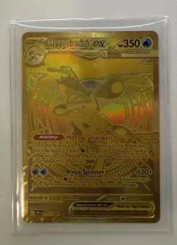 Mega Greninja Ex Gold 112/086 Chaos Rising - Image 1