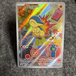 Pokemon TCG Cyndaquil 047 Black Star Promo First Partners Collection Series 2 NM - Image 1