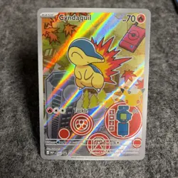 Pokemon TCG Cyndaquil 047 Black Star Promo First Partners Collection Series 2 NM - Image 2