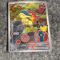 Pokemon TCG Cyndaquil 047 Black Star Promo First Partners Collection Series 2 NM - Image 5