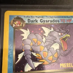 The Pokemon Company Dark Gyarados Prerelease Holo Promo Wotc 8/82 70HP 2000 EN - Image 5