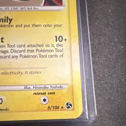 The Pokemon Company Pachirisu Holo Rare 5/106 Great Encounters 2008 70HP NM! - Image 3