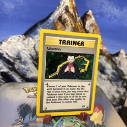Giovanni - 18/132 Pokemon Gym Challenge - Holo ✨ Micro Crease - Image 2