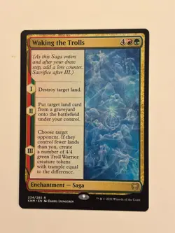 Waking the Trolls Kaldheim Magic the Gathering MTG - Image 1
